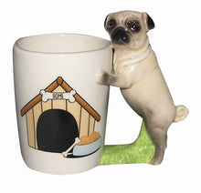 Carregar imagem no visualizador da galeria, 3D dog coffee mugs cute cups and mugs funny mark handpainted creative drinkware