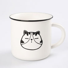 Carregar imagem no visualizador da galeria, 400ml Funny Cat Mug High Quality Hand Painted Ceramic Cup Coffee Milk Tea Breakfast Handle Mugs Drinkware Novelty Gifts