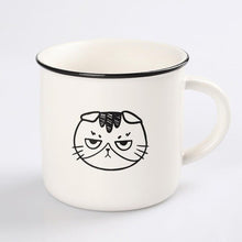 Carregar imagem no visualizador da galeria, 400ml Funny Cat Mug High Quality Hand Painted Ceramic Cup Coffee Milk Tea Breakfast Handle Mugs Drinkware Novelty Gifts