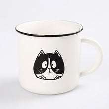 Carregar imagem no visualizador da galeria, 400ml Funny Cat Mug High Quality Hand Painted Ceramic Cup Coffee Milk Tea Breakfast Handle Mugs Drinkware Novelty Gifts
