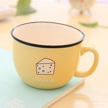 Carregar imagem no visualizador da galeria, === Soup Latte Ceramic Tea Coffee Mugs Porcelain Novelty Unique Personalized Funny Printed Cup With Handle