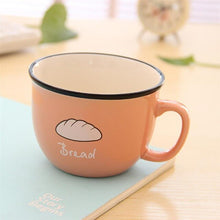 Carregar imagem no visualizador da galeria, === Soup Latte Ceramic Tea Coffee Mugs Porcelain Novelty Unique Personalized Funny Printed Cup With Handle