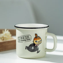 Carregar imagem no visualizador da galeria, Mug 300ml Capacity Coffee Cup Style Ceramic Coffee Mug Milk Funny Ceramic Creative Enamel Cartoon Couple Gifts
