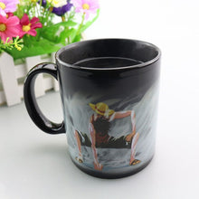 Carregar imagem no visualizador da galeria, 2018 New Anime Coffee Mug One Piece Color Change Cup Funny Printed Tea Milk Magic Ceramic Drinkware Luffy Zoro Ace 10