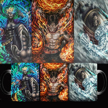 Carregar imagem no visualizador da galeria, 2018 New Anime Coffee Mug One Piece Color Change Cup Funny Printed Tea Milk Magic Ceramic Drinkware Luffy Zoro Ace 10
