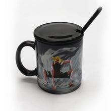 Carregar imagem no visualizador da galeria, 2018 New Anime Coffee Mug One Piece Color Change Cup Funny Printed Tea Milk Magic Ceramic Drinkware Luffy Zoro Ace 10