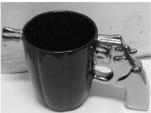 1Pc Ceramics Cup Revolver cup Mug pistol shaped Funny Ceramic Cup Cool  Coffee mug To Send Boys Friends Birthday Gifts CL04014