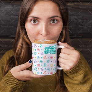 Animal Crossing New Horizons Funny Novelty Travel Mug 11oz Ceramic White Coffee Tea Milk Mug Cup Gifts