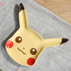 Pikachu ceramic cup milk mugcreative cartoon water cup monster bowl dishes Pocket Monsters cutlery set Funny strange gift CL0931