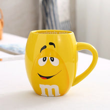 Carregar imagem no visualizador da galeria, Cute expression coffee mugs ceramic tea cups and mugs cartoon mark with cover spoon funny lovers creative drinkware
