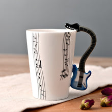 Carregar imagem no visualizador da galeria, Coffee Mug Cup 250ml Music Violin Funny Ceramic Mug Creative Coffee Cup Cute Cup Eco Friendly Mugs for Tea Breakfast Milk Mugs
