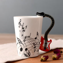 Carregar imagem no visualizador da galeria, Coffee Mug Cup 250ml Music Violin Funny Ceramic Mug Creative Coffee Cup Cute Cup Eco Friendly Mugs for Tea Breakfast Milk Mugs

