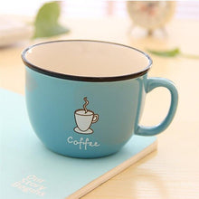 Carregar imagem no visualizador da galeria, === Soup Latte Ceramic Tea Coffee Mugs Porcelain Novelty Unique Personalized Funny Printed Cup With Handle
