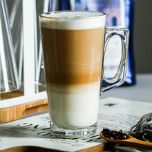Carregar imagem no visualizador da galeria, Lead-Free Tempered Glass Heat-Resistant Glass Latte Layered Coffee Cup Fruit Juice Tea Cup funny mugs  coffee mugs creative
